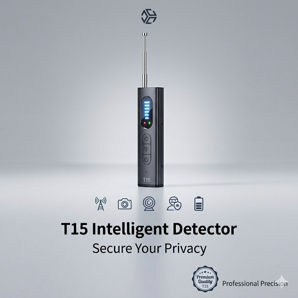 PrivacyGuard T15 - Rilevatore Professionale di Telecamere e Microspie